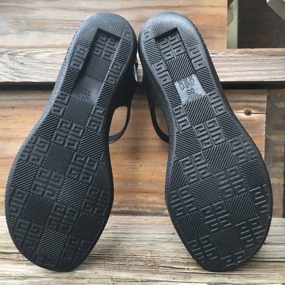 Givenchy black rubber jelly sandals pebble jewel 5 - Picture 7 of 8